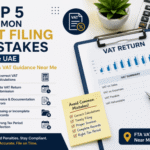 Top 5 Common VAT Filing Mistakes in the UAE with FTA VAT Guidance Near Me – VAT Return Compliance and Tax Filing Support