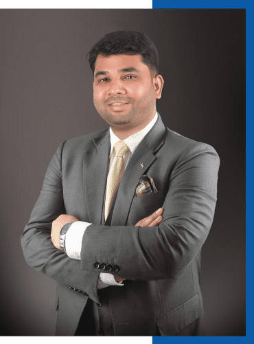 Portrait of company founder leading business vision and strategy