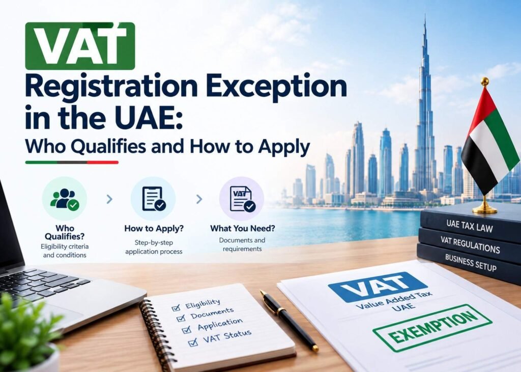 VAT Registration Exception in the UAE: Who Qualifies and How to Apply