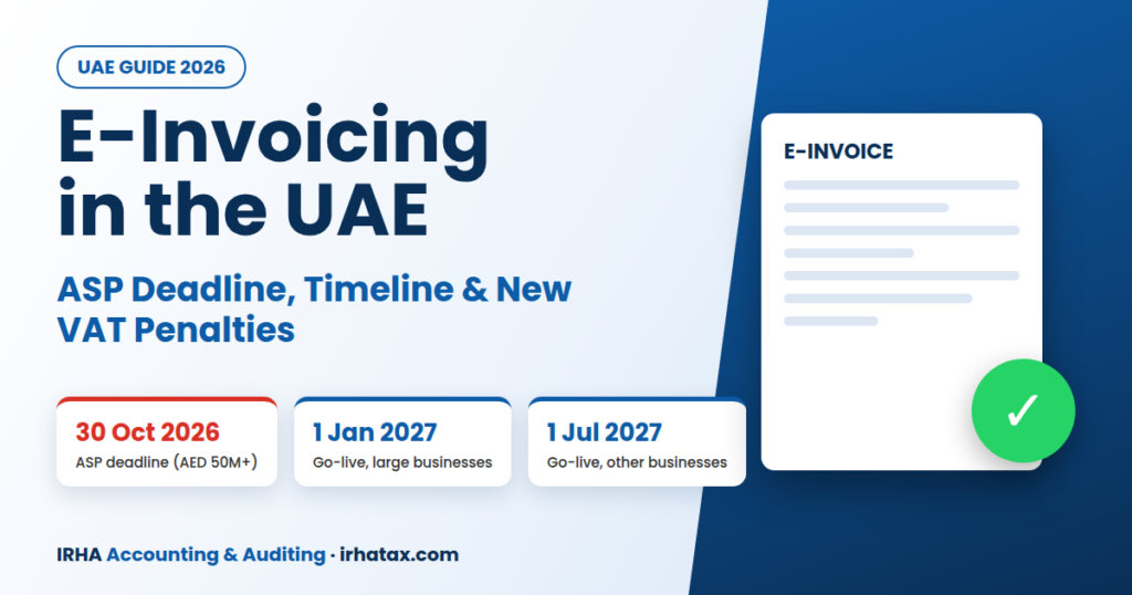 UAE E-Invoicing 2026: ASP Deadline, Timeline & New VAT Penalties
